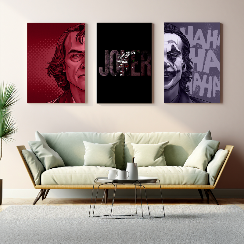 JOKER THE MOVIE WALL CANVAS