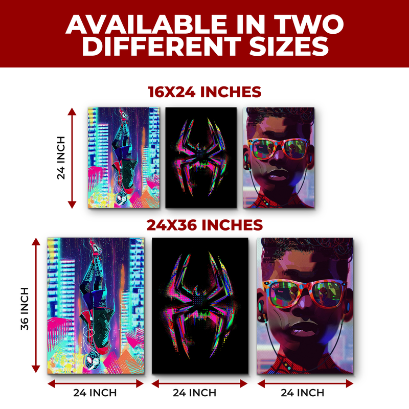 SPIDERMAN MILES MORALES CANVAS DECOR