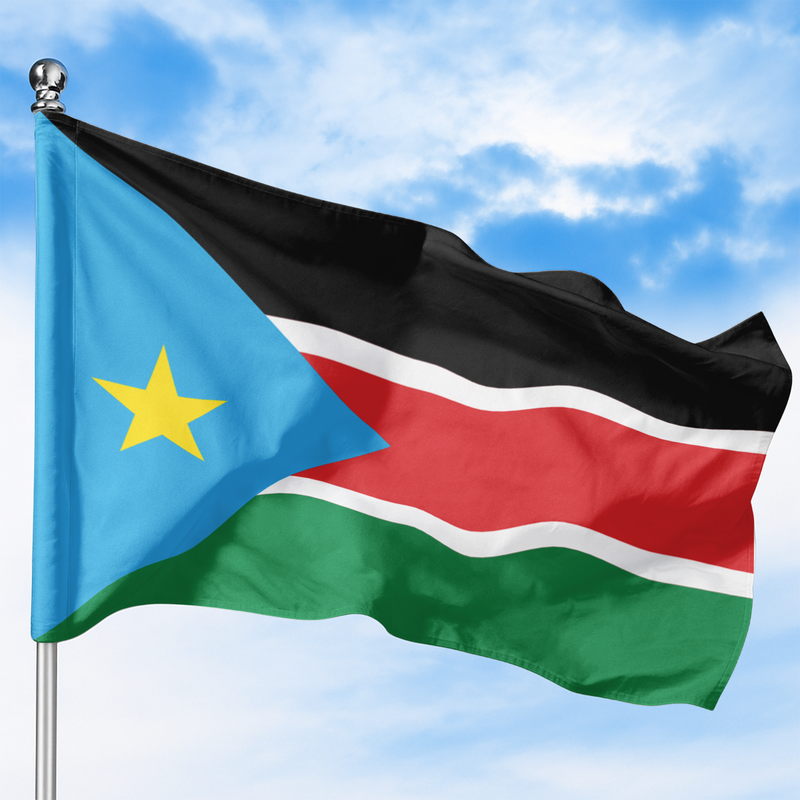 SOUTH SUDAN FLAG