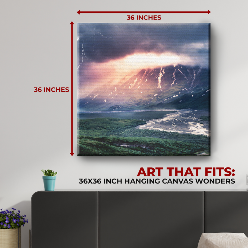 THUNDERSTORM WALL CANVAS DECOR