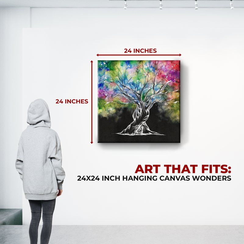 TWISTING LOVE TREE CANVAS