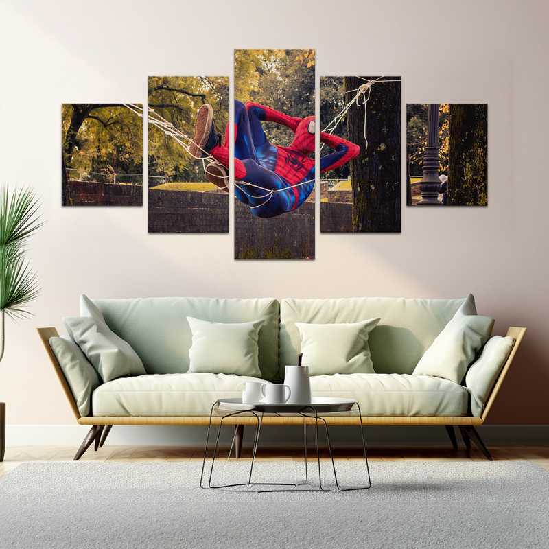 FUNNY SPIDER-MAN WALL CANVAS