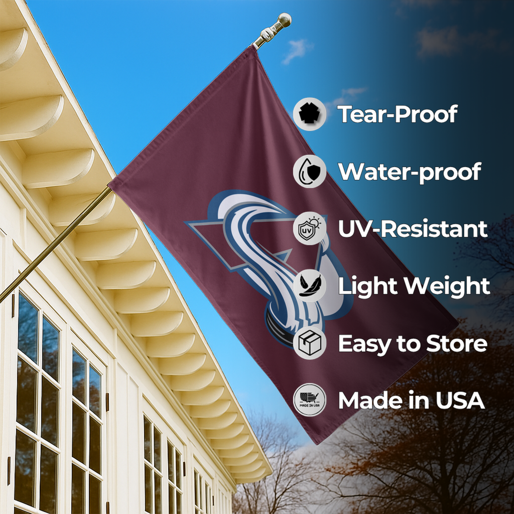 COLORADO AVALANCHE FLAG