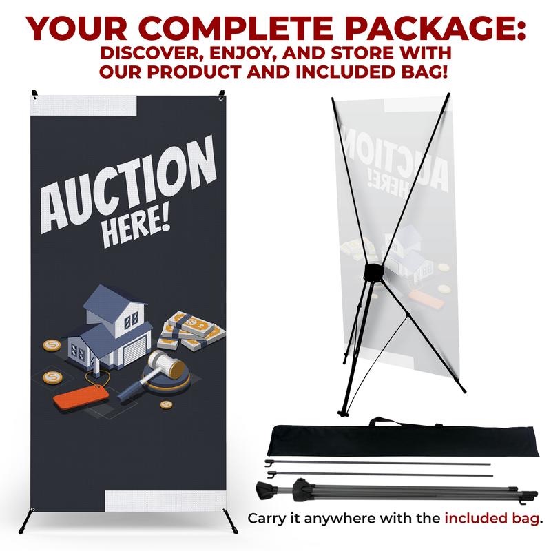 AUCTION HERE X-BANNER