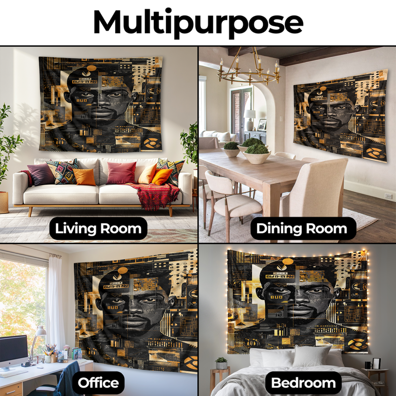 BLACK EXCELLENCE LEGACY WALL TAPESTRY