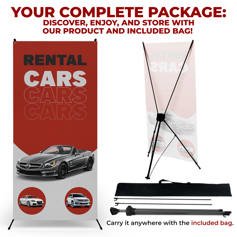 RENTAL CARS X-BANNER