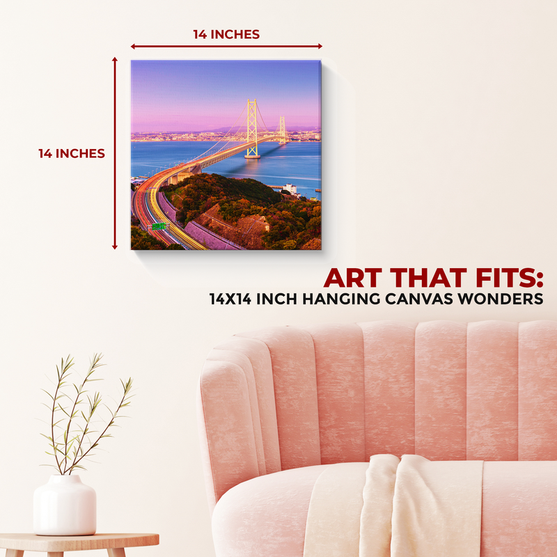 AKASHI-KAIKYO BRIDGE JAPAN CANVAS DECOR