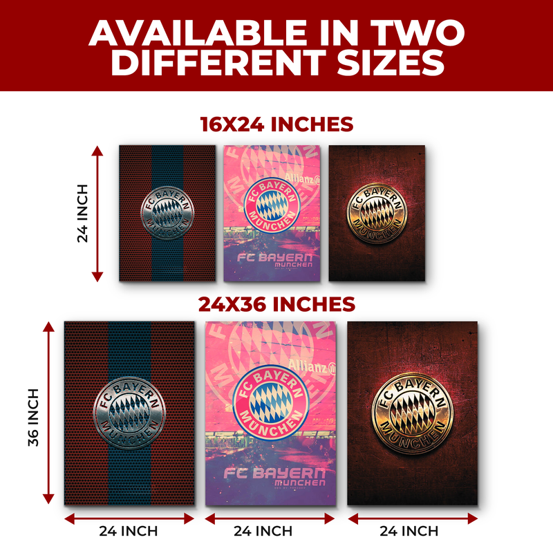 BAYERN MUNCHEN FC WALL CANVAS