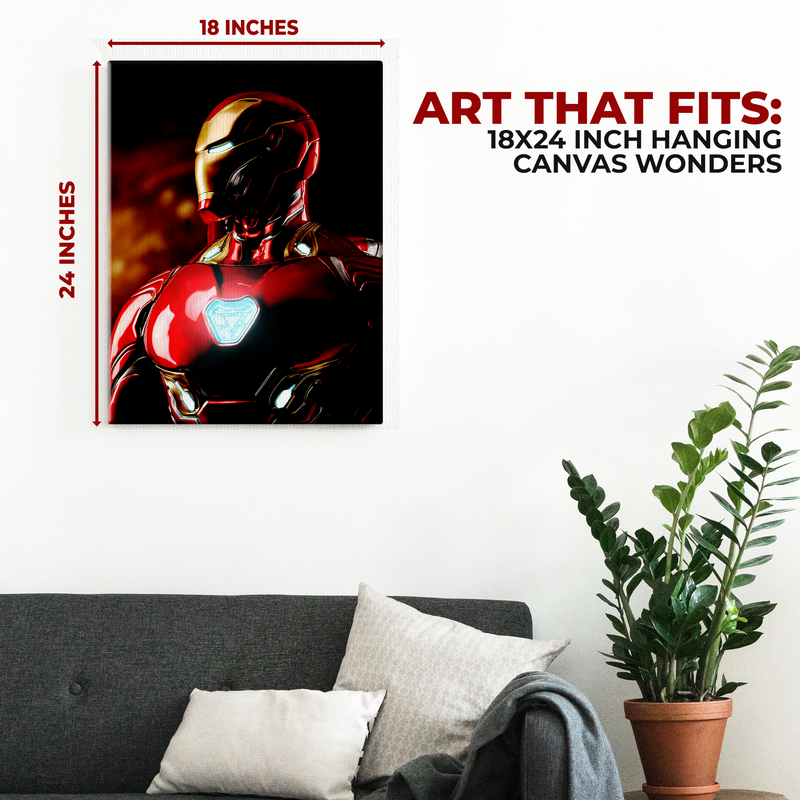 IRON MAN WALL CANVAS DECOR