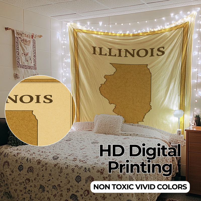 ILLINOIS WALL TAPESTRY