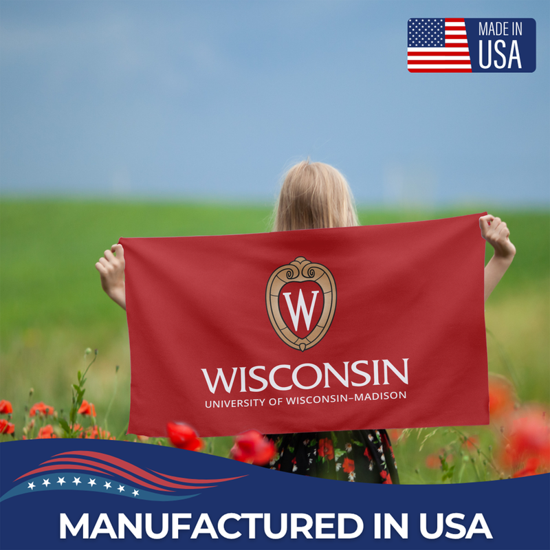 WISCONSIN- MADISON UNIVERSITY FLAG