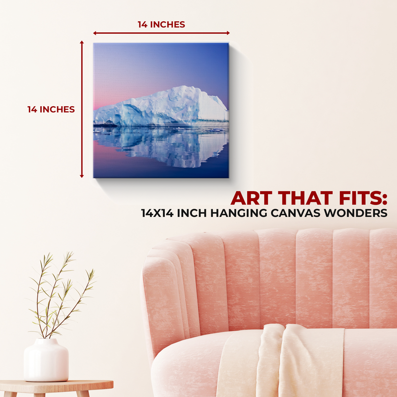 GLACIER WALL CANVAS DECOR
