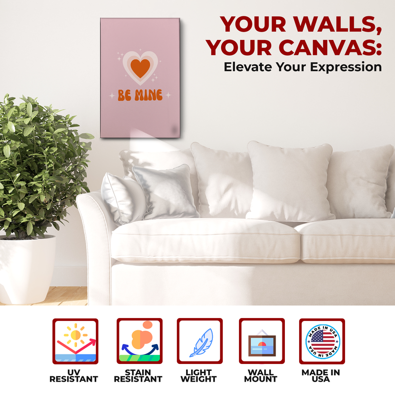 BE MINE CANVAS DECOR