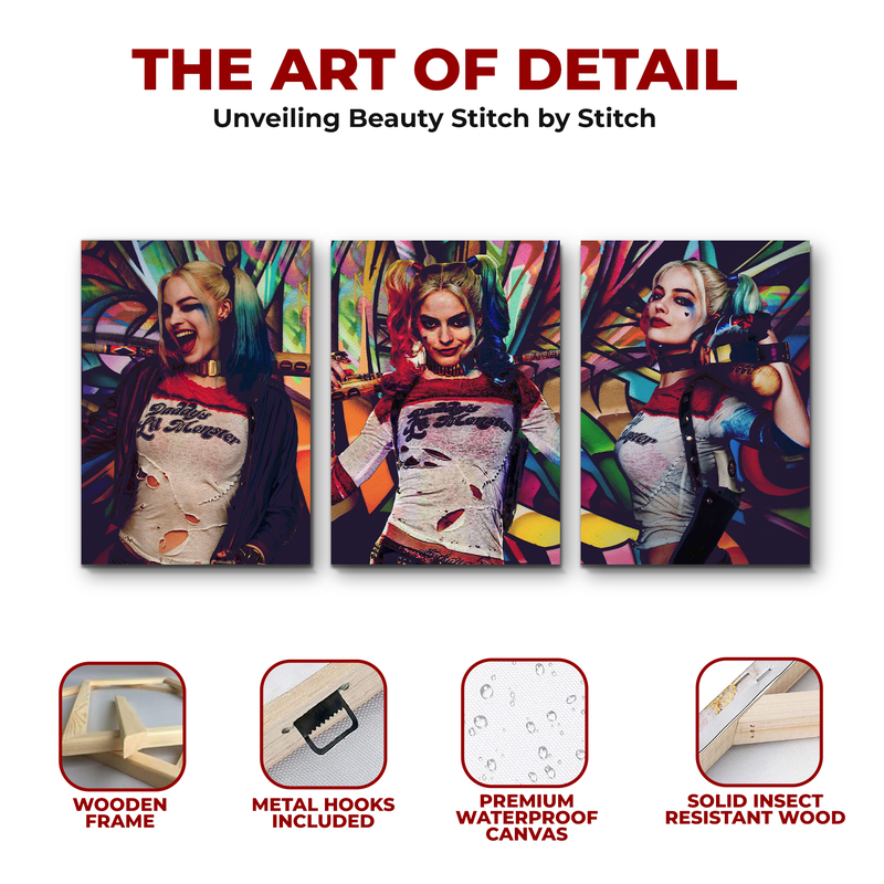 HARLEY QUINN WALL CANVAS