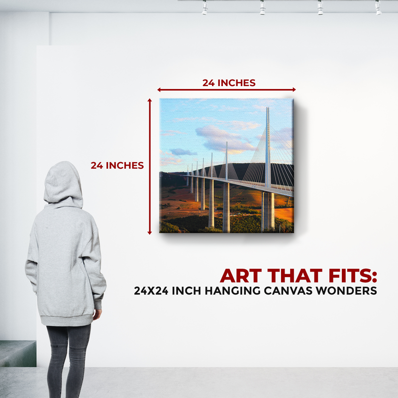 MILLAU VIADUCT BRIDGE PARIS CANVAS DECOR