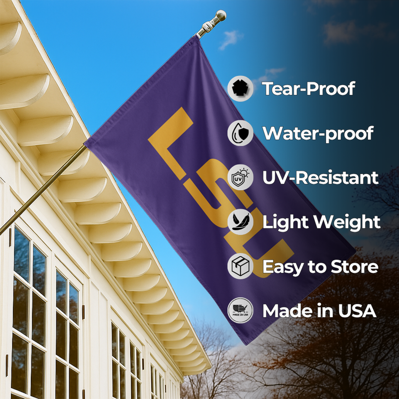 LOUISIANA STATE UNIVERSITY FLAG