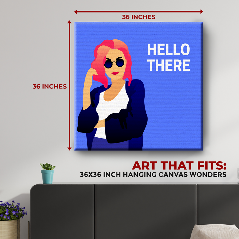 HELLO THERE DECOR CANVAS