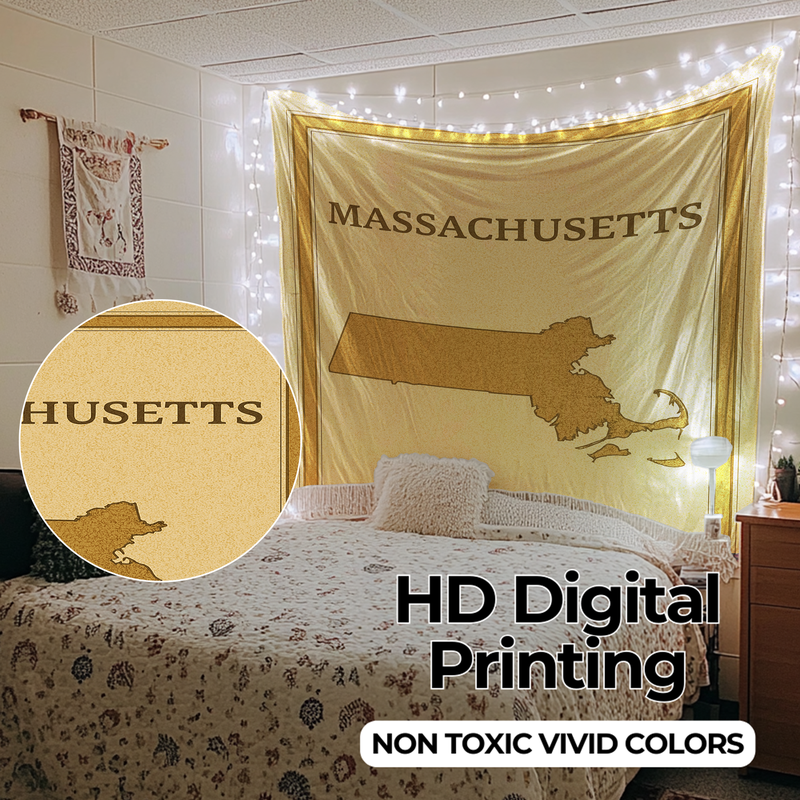 MASSACHUSETTS WALL TAPESTRY