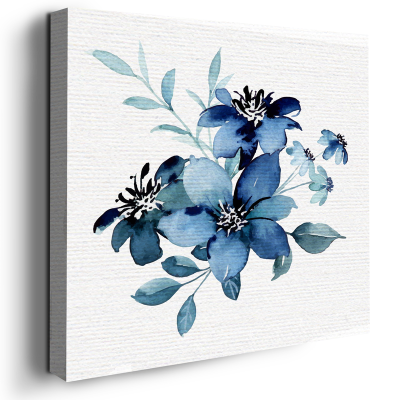 BLUE FLOWER CANVAS