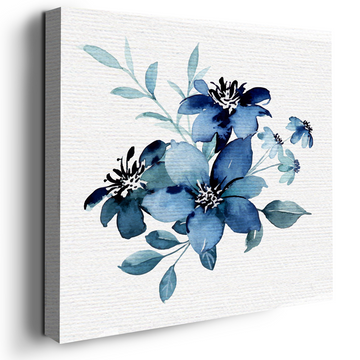 BLUE FLOWER CANVAS