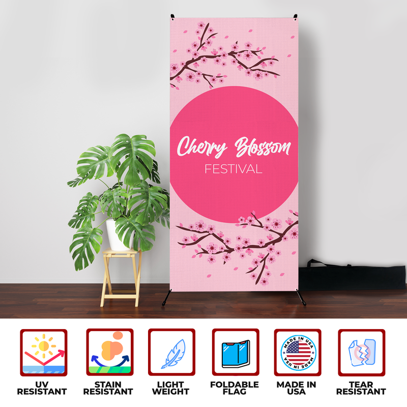 CHERRY BLOSSOM FESTIVAL X-BANNER