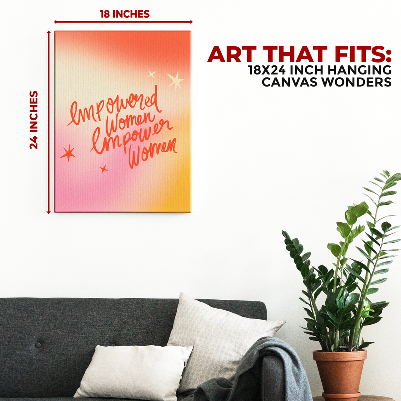 EMPOWERED WOMEN DECOR CANVAS