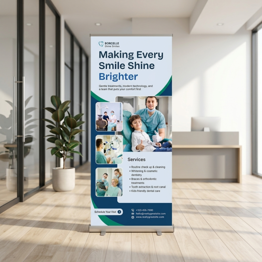 CUSTOM RETRACTABLE BANNER