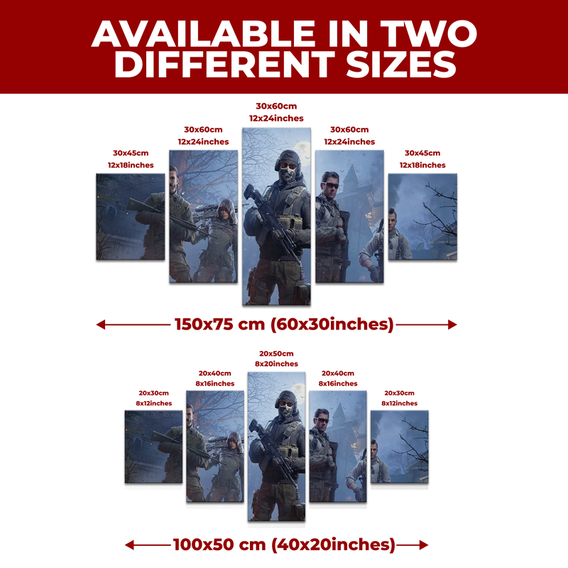 CALL OF DUTY WALL CANVAS