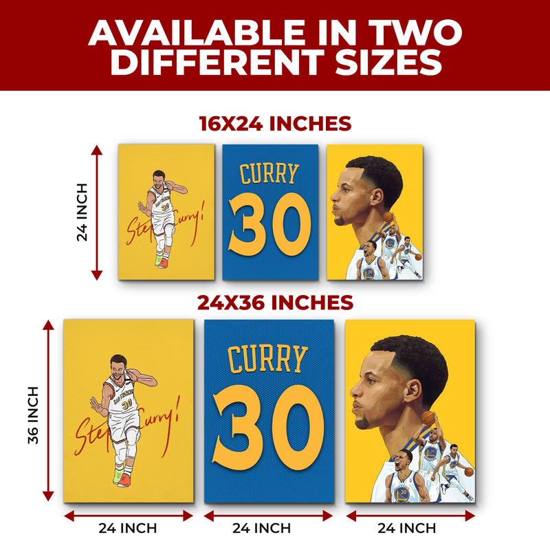 STEPHEN CURRY WALL CANVAS