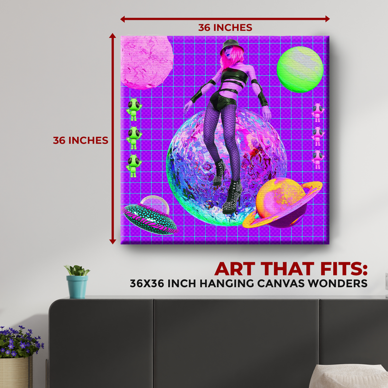 SPACE TRAVELLER DECOR CANVAS