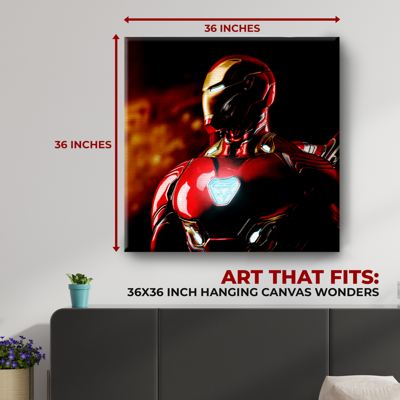 IRON MAN WALL CANVAS DECOR