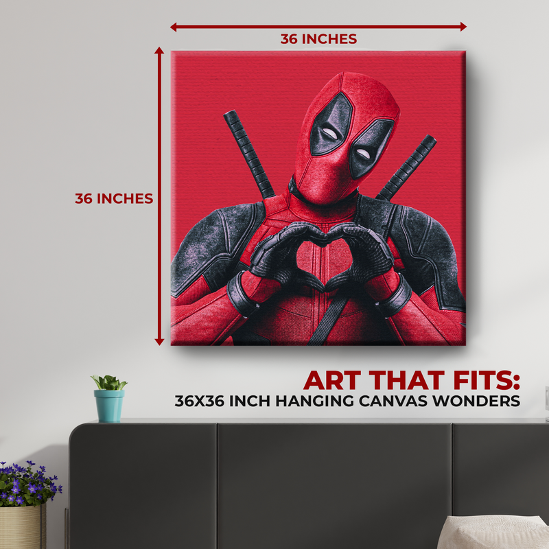 DEADPOOL WALL CANVAS DECOR