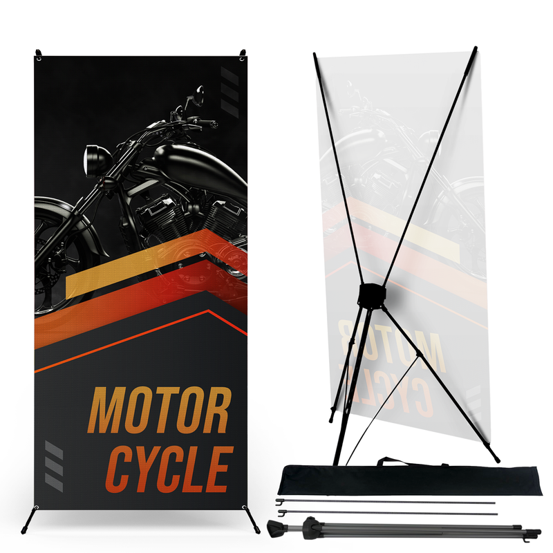MOTORCYCLE X-BANNER