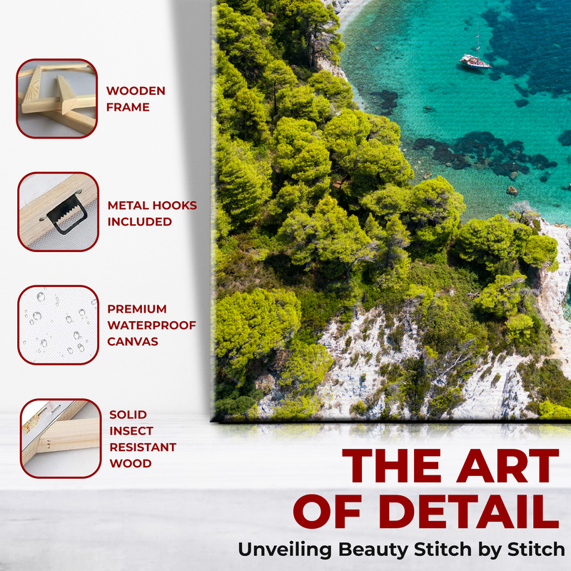 BLUE LAGOON WALL CANVAS DECOR