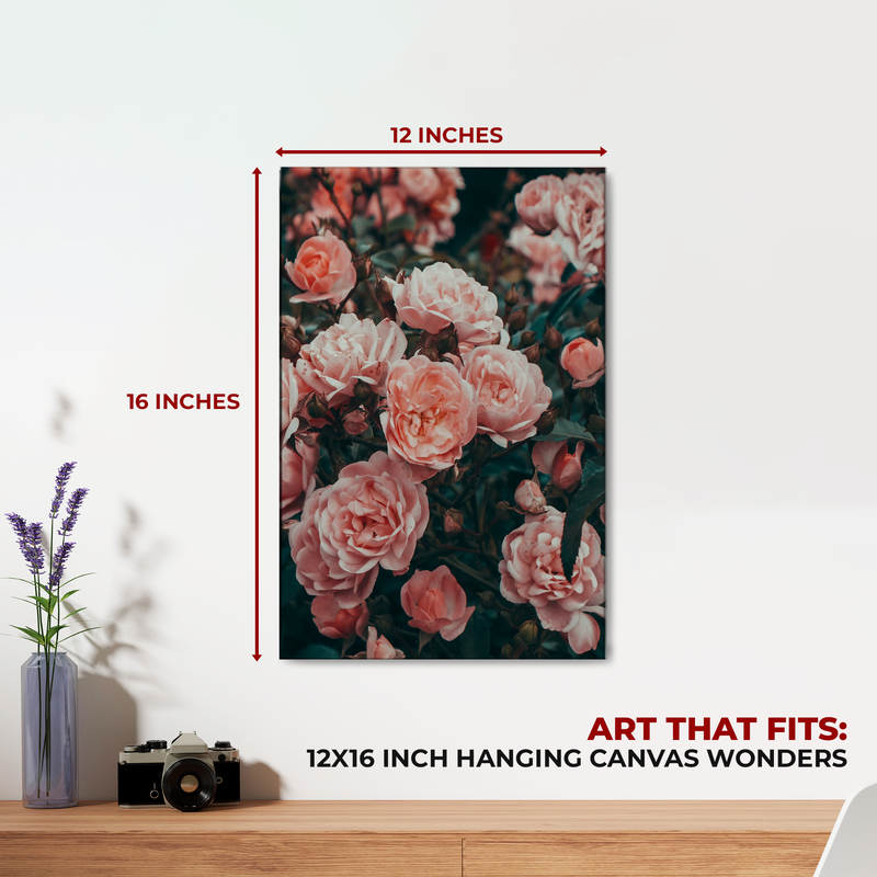 PINK ROSES CANVAS