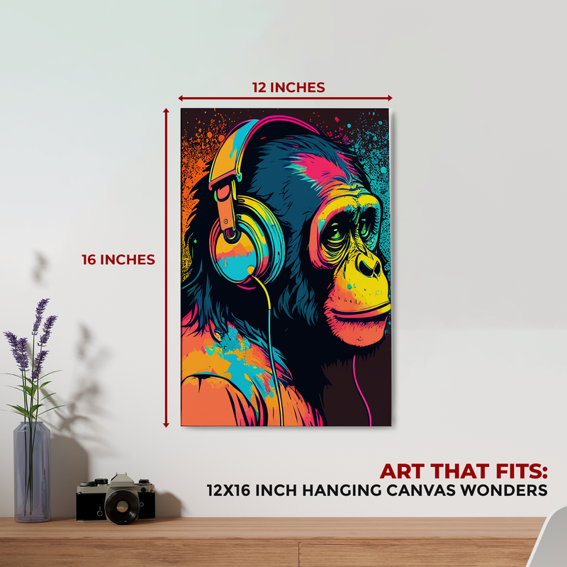 MODERN MONKEY DECOR CANVAS