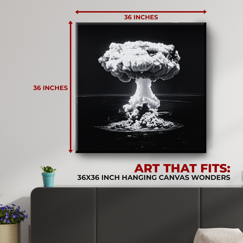 ATOM BOMB CANVAS DECOR