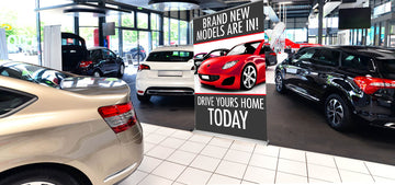 SilverStep Retractable Banner Stand - 90"x60", 1-Sided