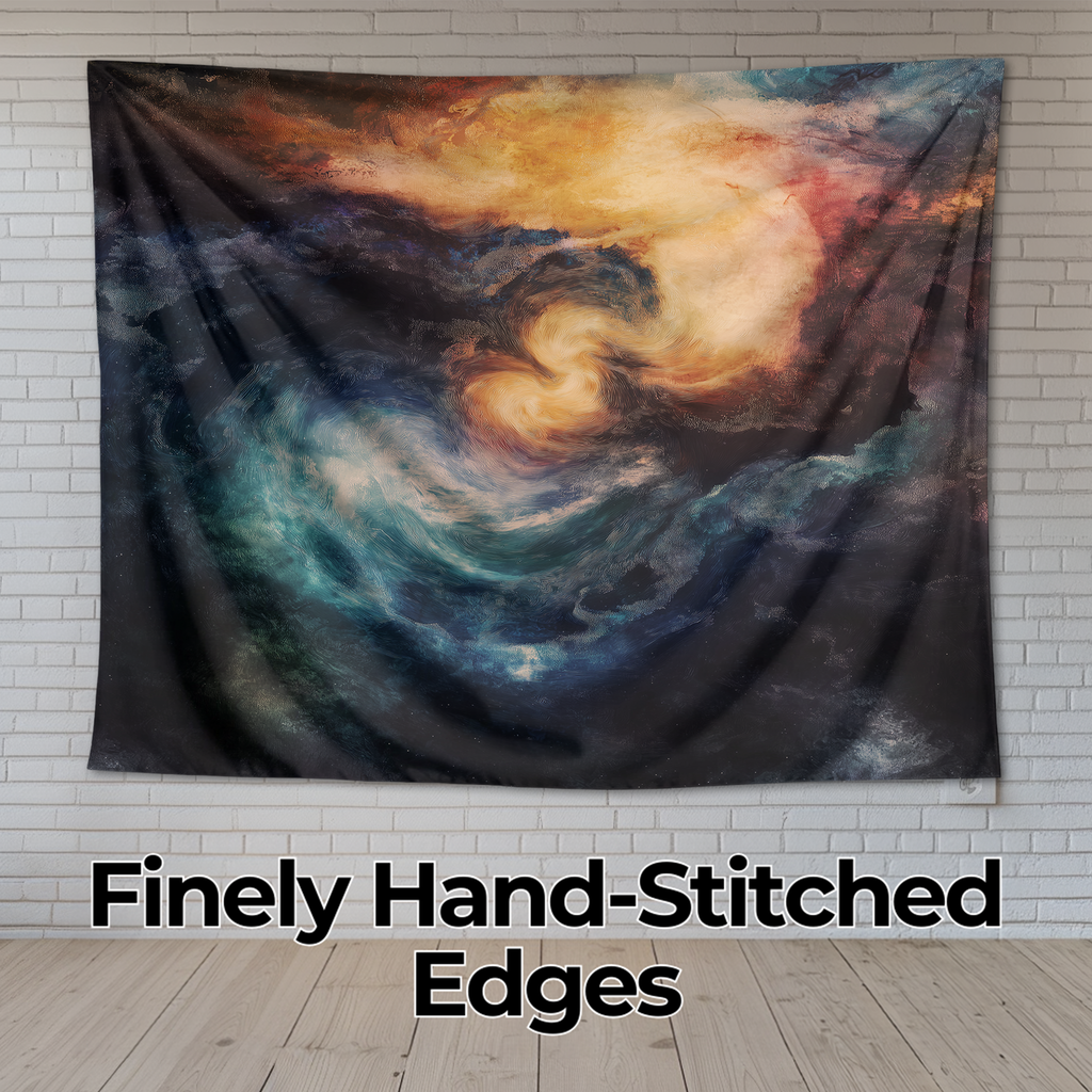 DARK MATTER FLOW WALL TAPESTRY