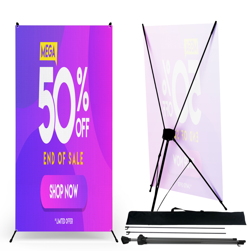 50% OFF X-BANNER