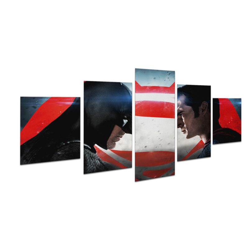 BATMAN VS SUPERMAN THE MOVIE WALL CANVAS