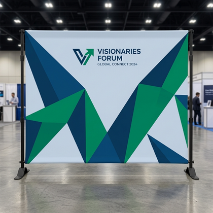 Banner with Adjustable Stand