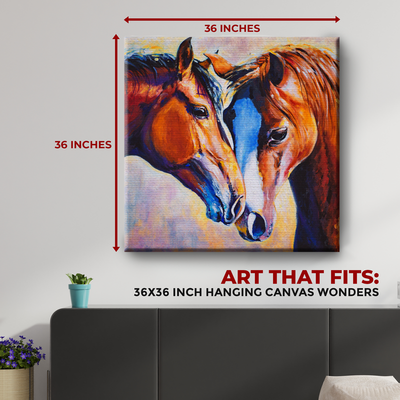 HORSES DECOR CANVAS