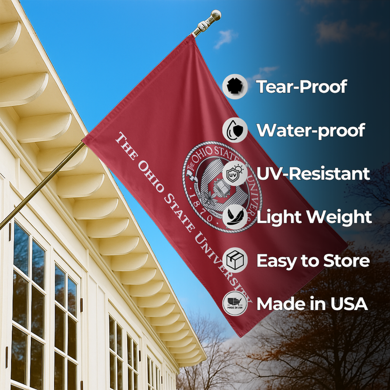 OHIO STATE UNIVERSITY FLAG