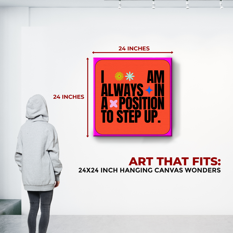 STEP UP DECOR CANVAS