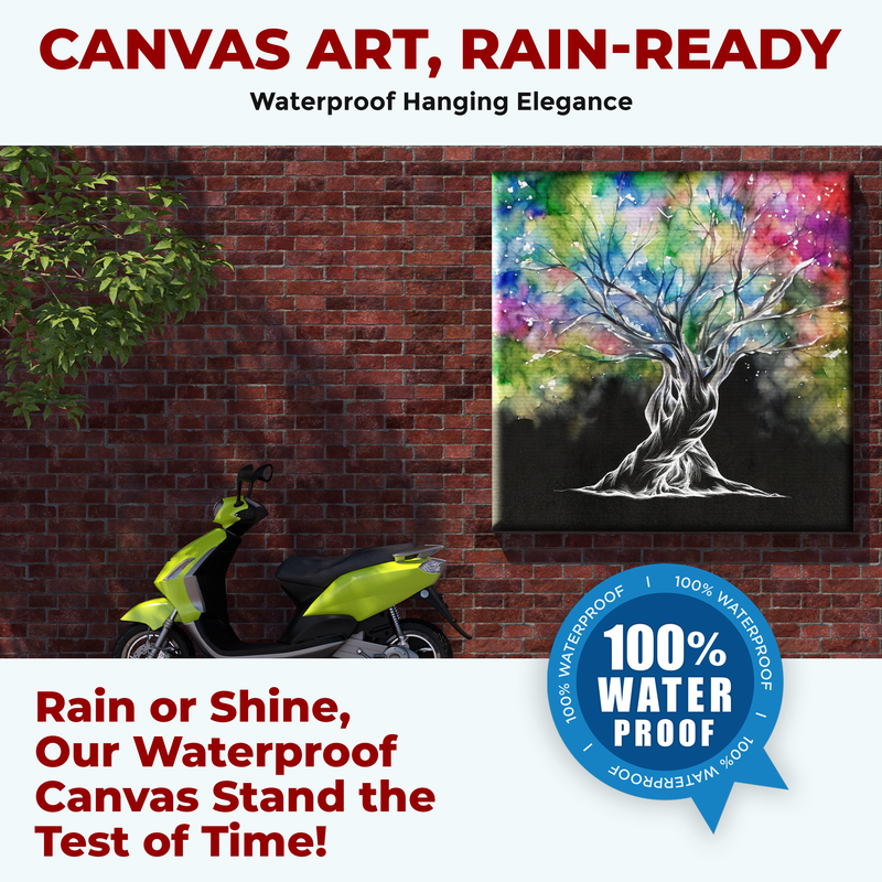 TWISTING LOVE TREE CANVAS