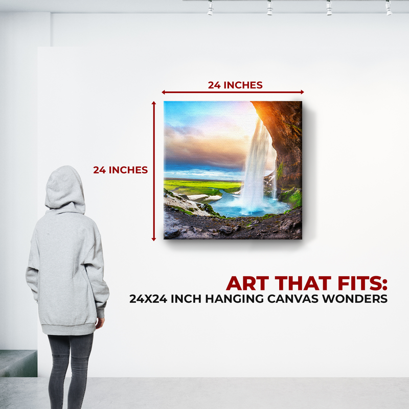 WATERFALL WALL CANVAS DECOR