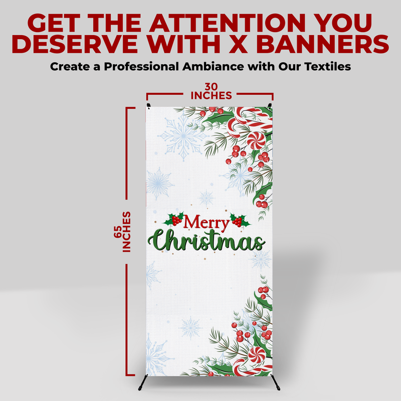 MERRY CHRISTMAS X-BANNER