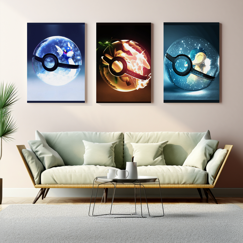 POKEMON GO CANVAS DECOR