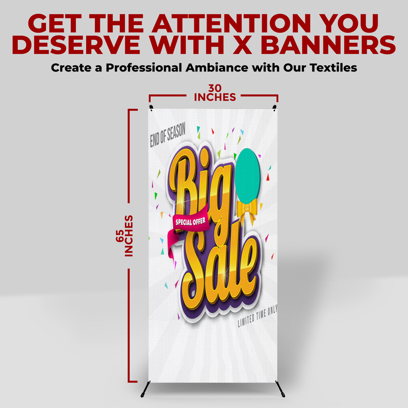 BIG SALE X-BANNER